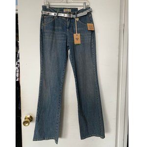 JEANSTAR Morgan Boot Cut Jeans w/Studded Belt